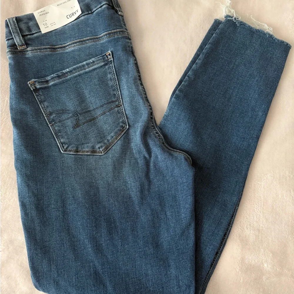 American Eagle Outfitters‎ Blue Straight Leg Jeans